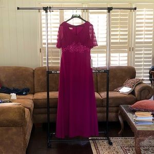 Long formal dress - fuschia